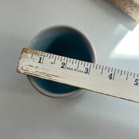 CB2 Ceramic Tea Cup Porcelain Pottery Drinkware Mug Handmade Glazed Finish - Picture 8 of 11